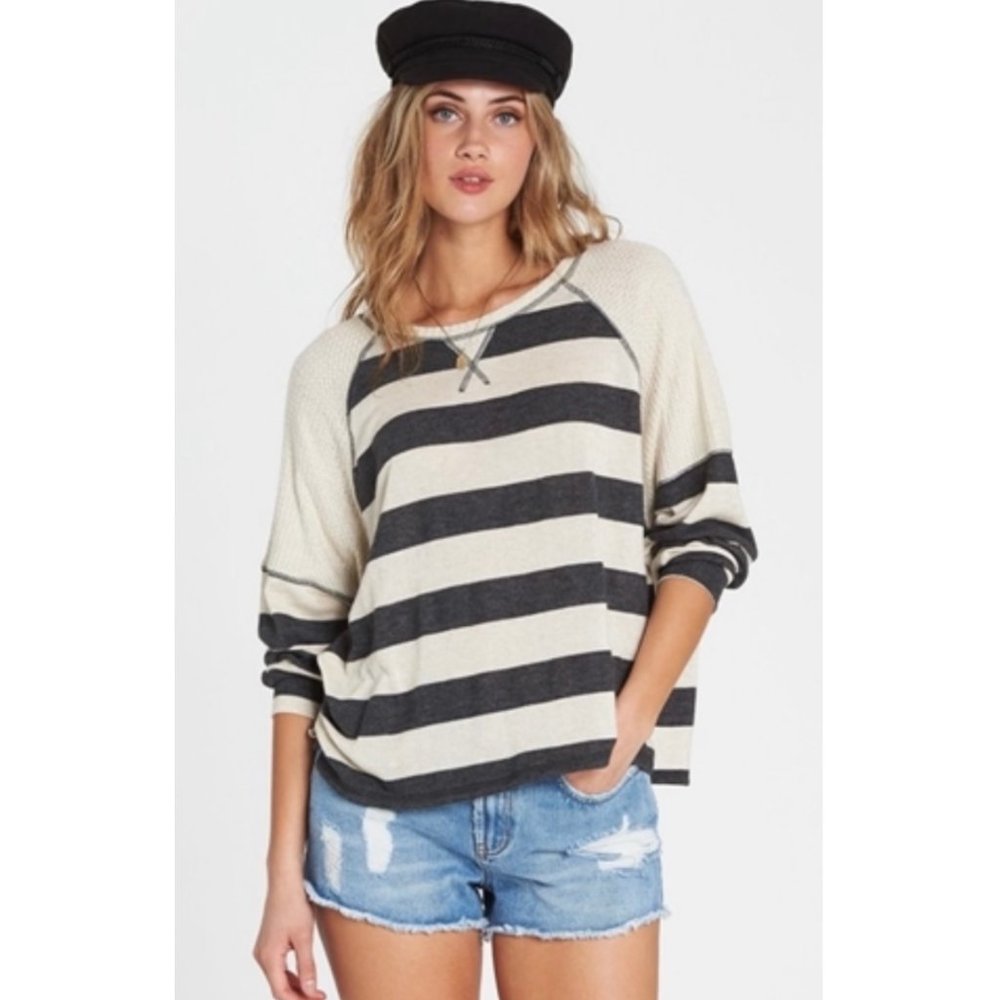 BILLABONG Head Start Striped Top